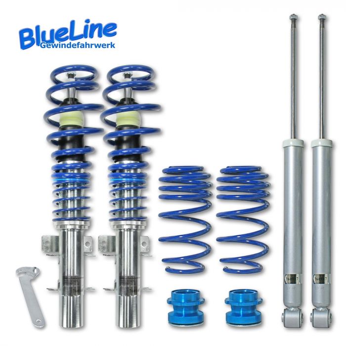 Seat Ibiza/Cordoba Typ (6L) 1.2/ 1.4/ 1.9SDi/ 1.9TDi, 01-, JOM Coilover säädettävä alustasarja