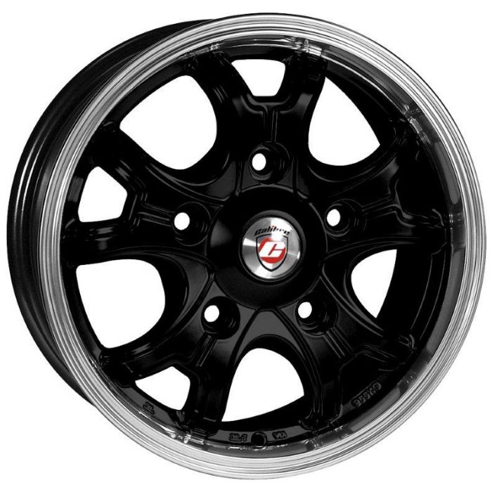 Calibre Dominator 6.5x16 5x118 / 71.1 / Musta / kiilloitettu lippa