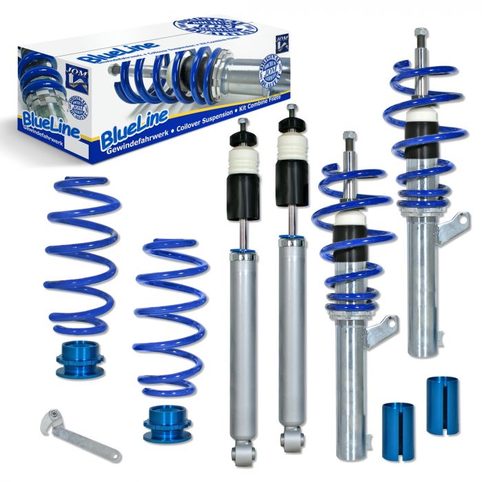 JOM Blueline Coilover VW Golf 5 Plus ja farkku 1.4, 1.4 TSi, 1.6, 2.0, 2.0T / DSG, 1.9TDi