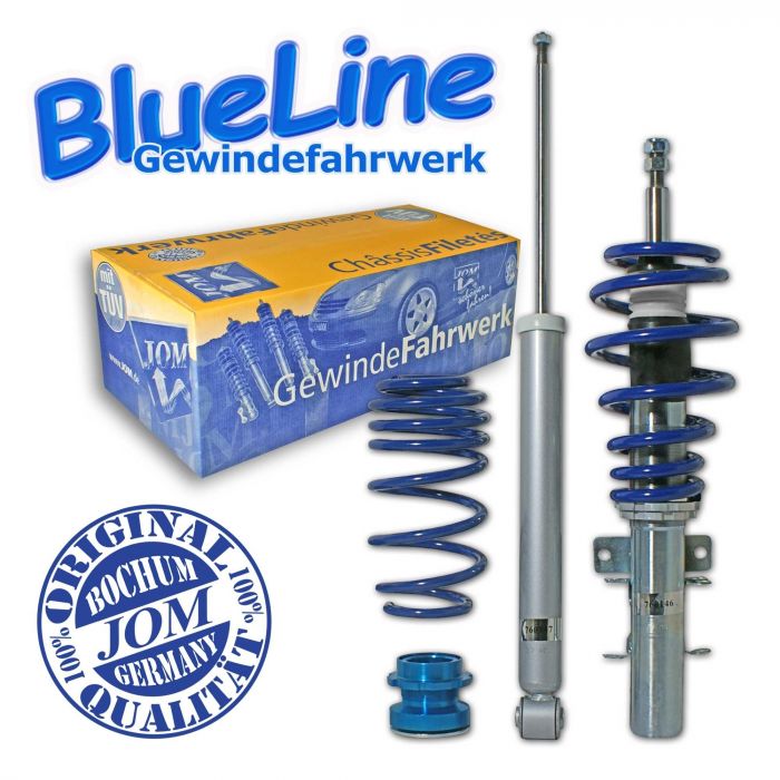 VW Polo 9N /Fox 1.2/ 1.4/ 1.6/ 1.8T & 1.4 TDi/ 1.9SDi/ 1.9TDi, 4.02-09, JOM Coilover säädettävä alustasarja