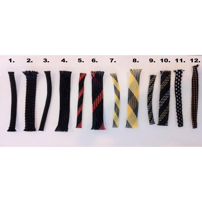 Nylonsukka musta 12mm