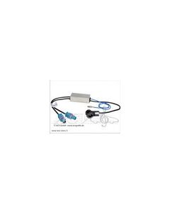 Antenniadapteri 2xFakra/ISO VW 08- +virransy”tt” diversity