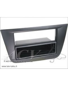Soitinadapteri Seat Altea 04->, Toledo 04-07 2-DIN musta