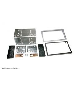 Soittimen asennussarja Opel, Renault, Suzuki 00-> hopea 2-DIN