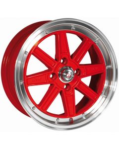 Calibre Bomb 7x15 4x100 / 38 / 73.1  Punainen / kiilloitettu lippa