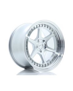 Japan Racing JR43 18x10,5 ET15-22 5H BLANK Silver w/Machined Face